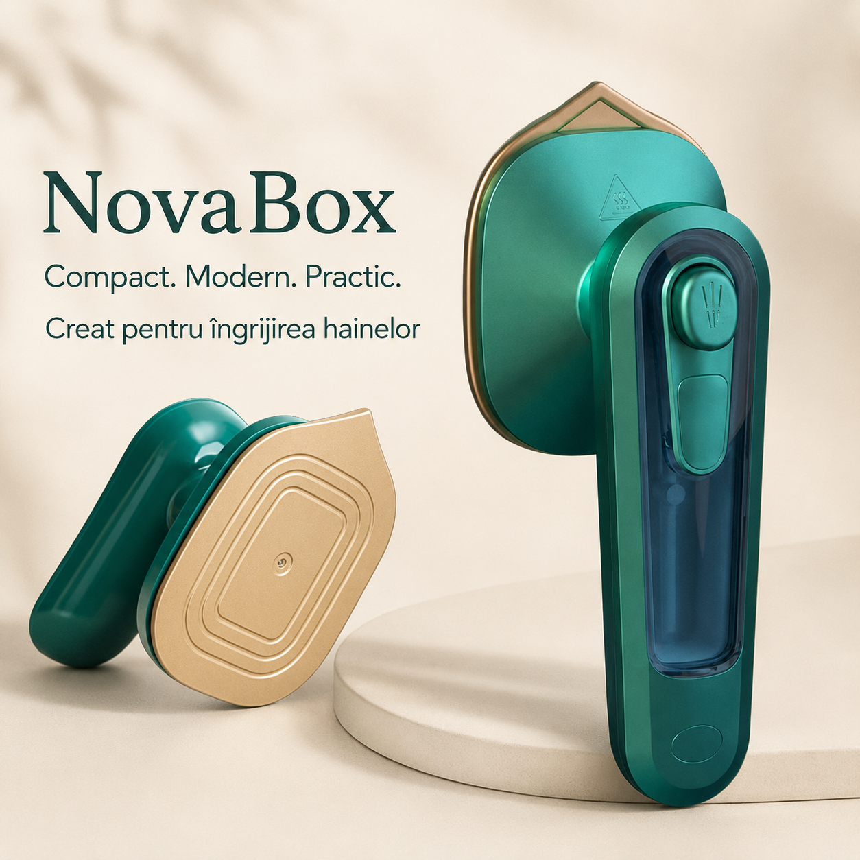 Mini Fier de Călcat Portabil NovaBox – Compact și Ușor de Utilizat, Ideal pentru Haine și Călătorii