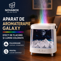 Aparat de Aromaterapie NOVABOX Galaxy – Difuzor cu Simulare de Flacără și Lumini Ambientale